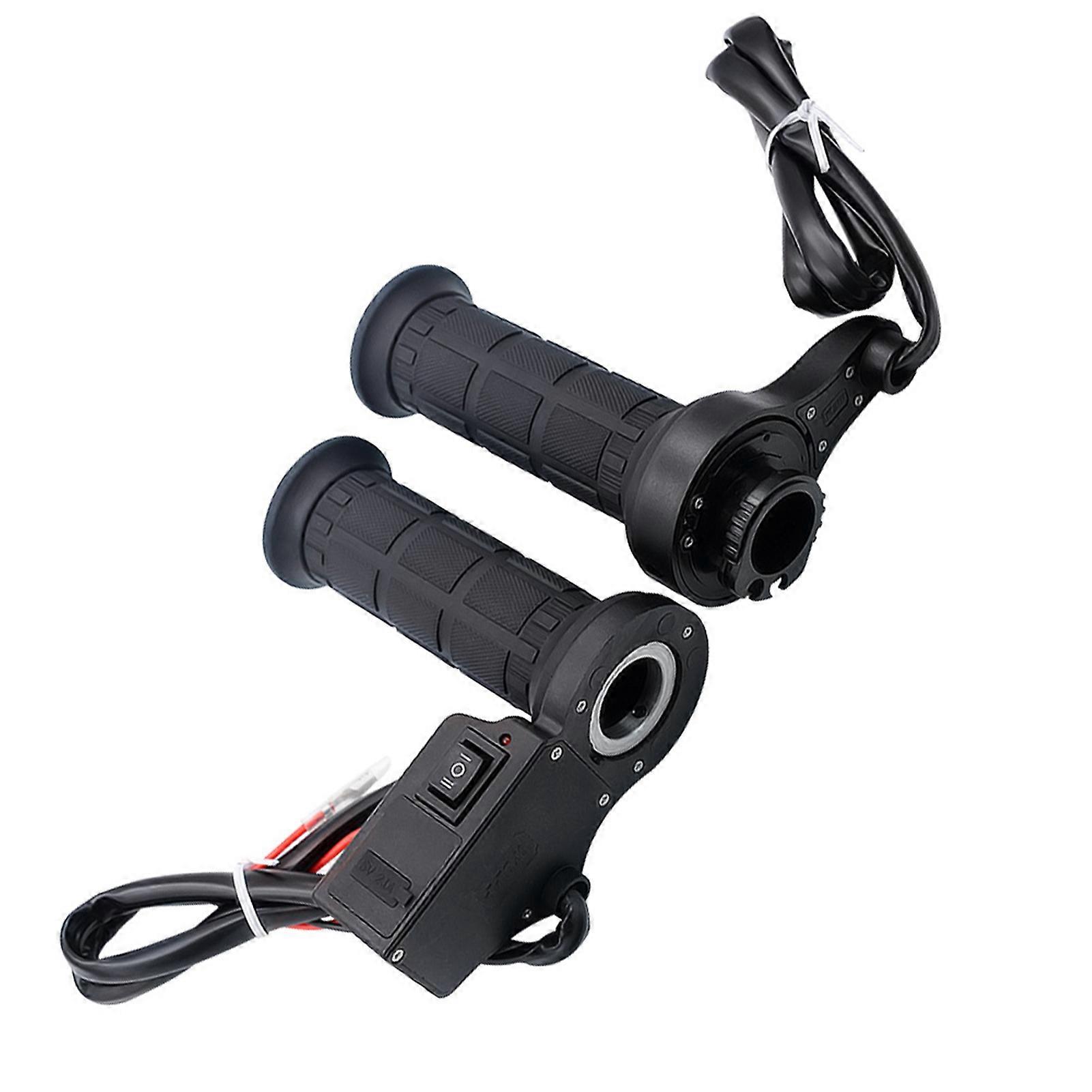 Motorcycle Handlebar Heated Pad Set Wear-resistant and Durable Suitable for Outdoor Winter Cycling