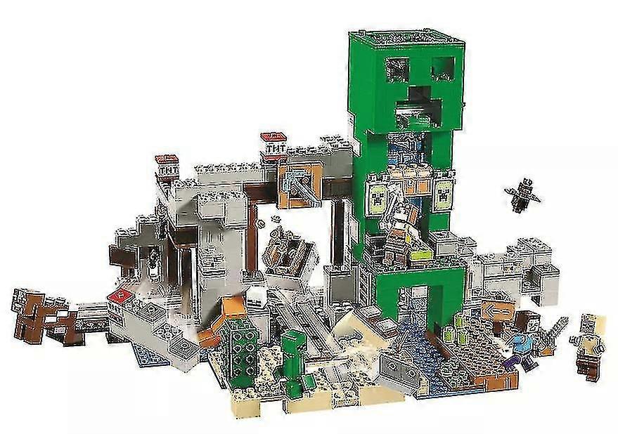 830+pcs Compatible Edly 21155 The Creeper Mine Building B B Toy