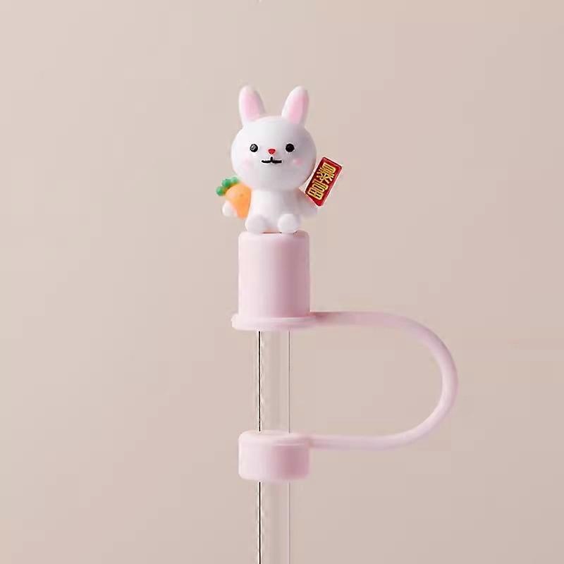 Söpöt mansikkapillisuojukset Stanley Tumbler -kupeille Tarvikkeet Kawaii silikoniset olkipäälliset Suojakorkki 10mm pilleille