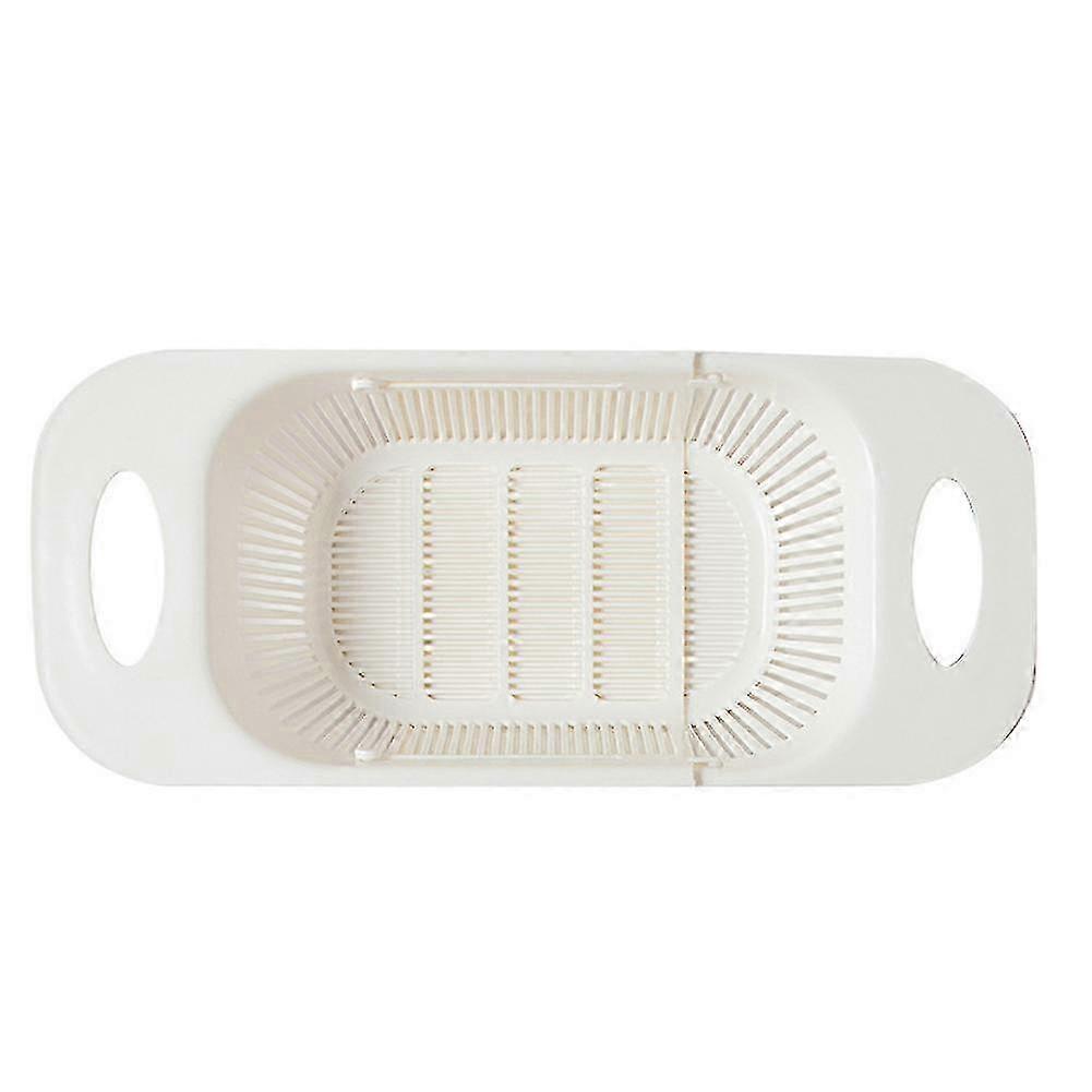 Multifunctional Kitchen Sink Strainer Telescopic Sink Drain Basket Rectangular Wash Vegetable Drainer Filter Large Capacity Drain Basket
