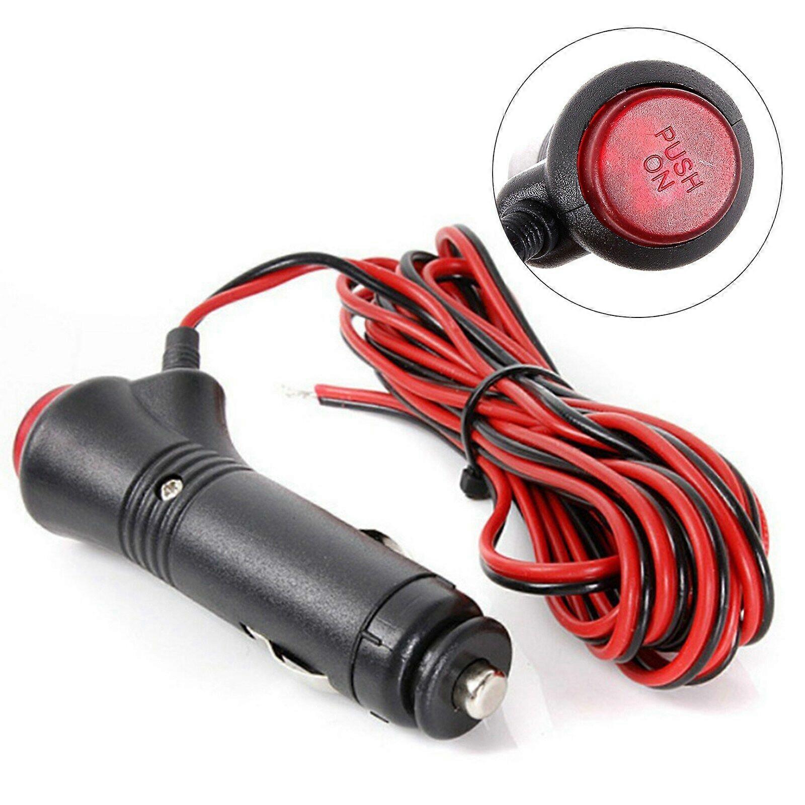12V a 24V Car Truck Cigarette Lighter Plug Universal Plug Socket com cabo fq