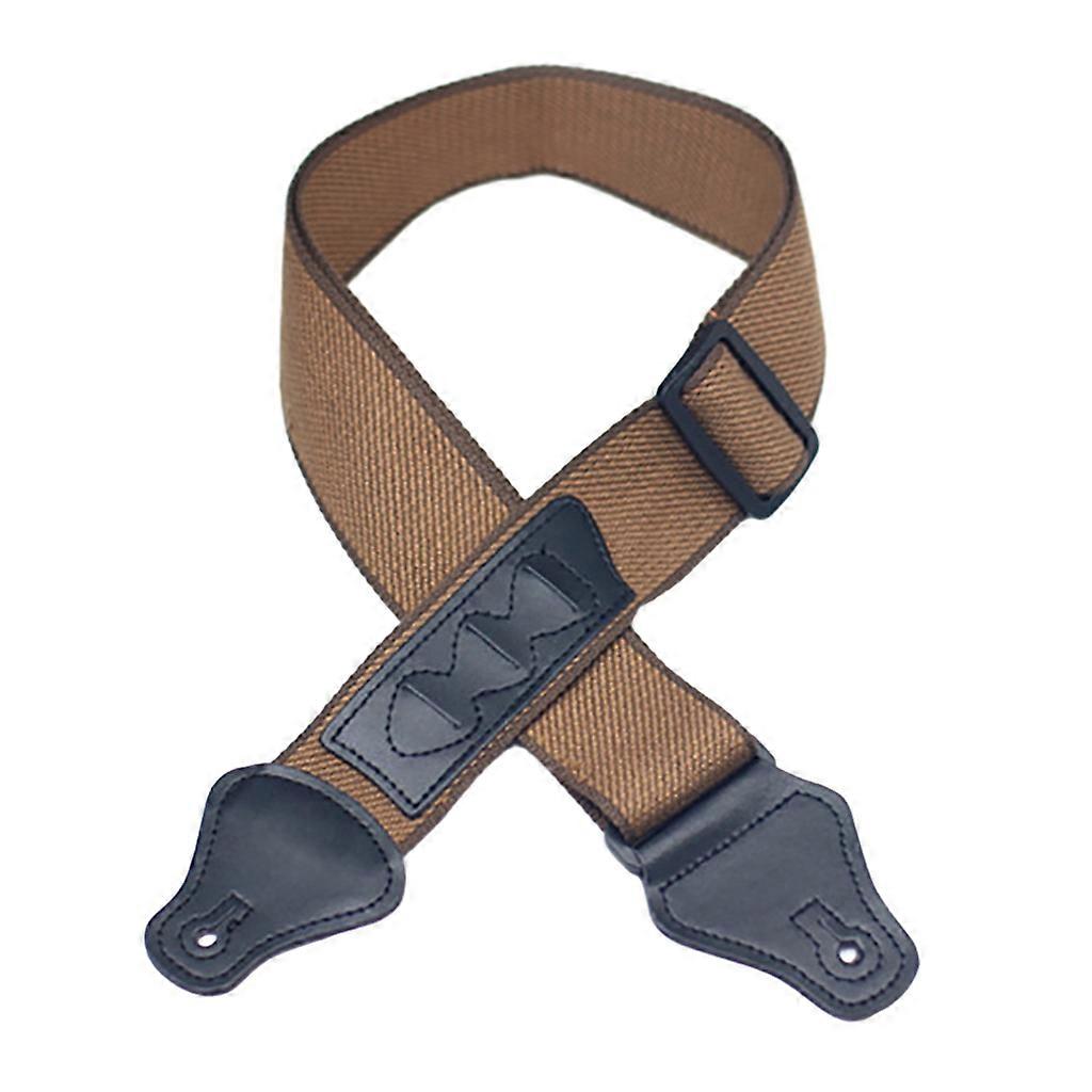 Akustisk gitarr axelrem med ficka för elektrisk akustisk gitarr
