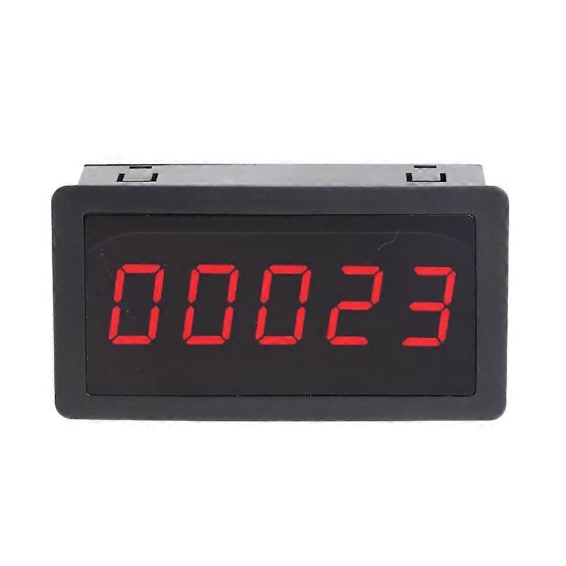 Digit Counter DC 12-24V 5 Digit LED Digital Display 0-9999 Plus Panel Meter
