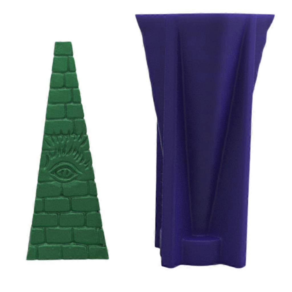 Triangular Shape Candle Silicone Mold For Diy Decoration Soap Candle Making
