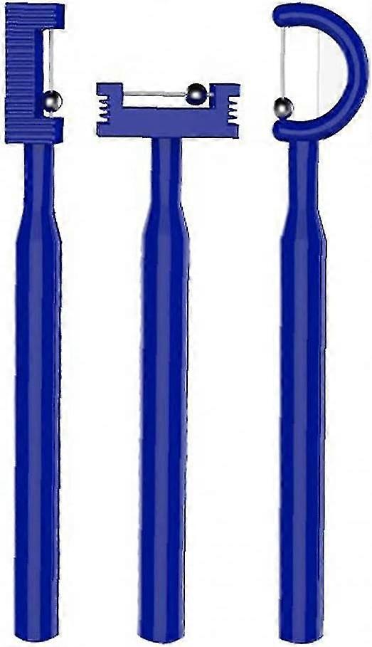 Kids Tongue Tip Lateralization Elevation Tools,tongue Tip Exercise Oral,muscle Training Autism Speech Therapy Talk Tool(blue)(3pcs)