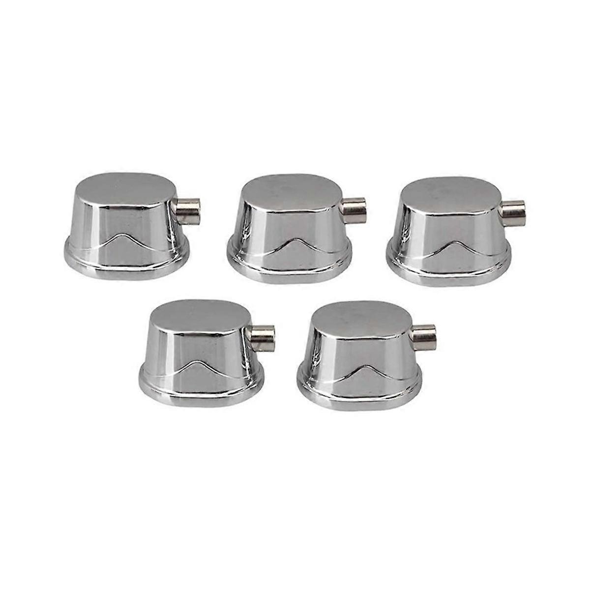 5PCS Silver Alloy Drum Kit Rektangulär Claw Hook Lug Single End Drum Percussion Tillbehör