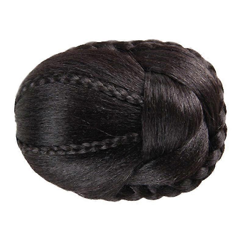 Hair Braided Wig Bun Bk
