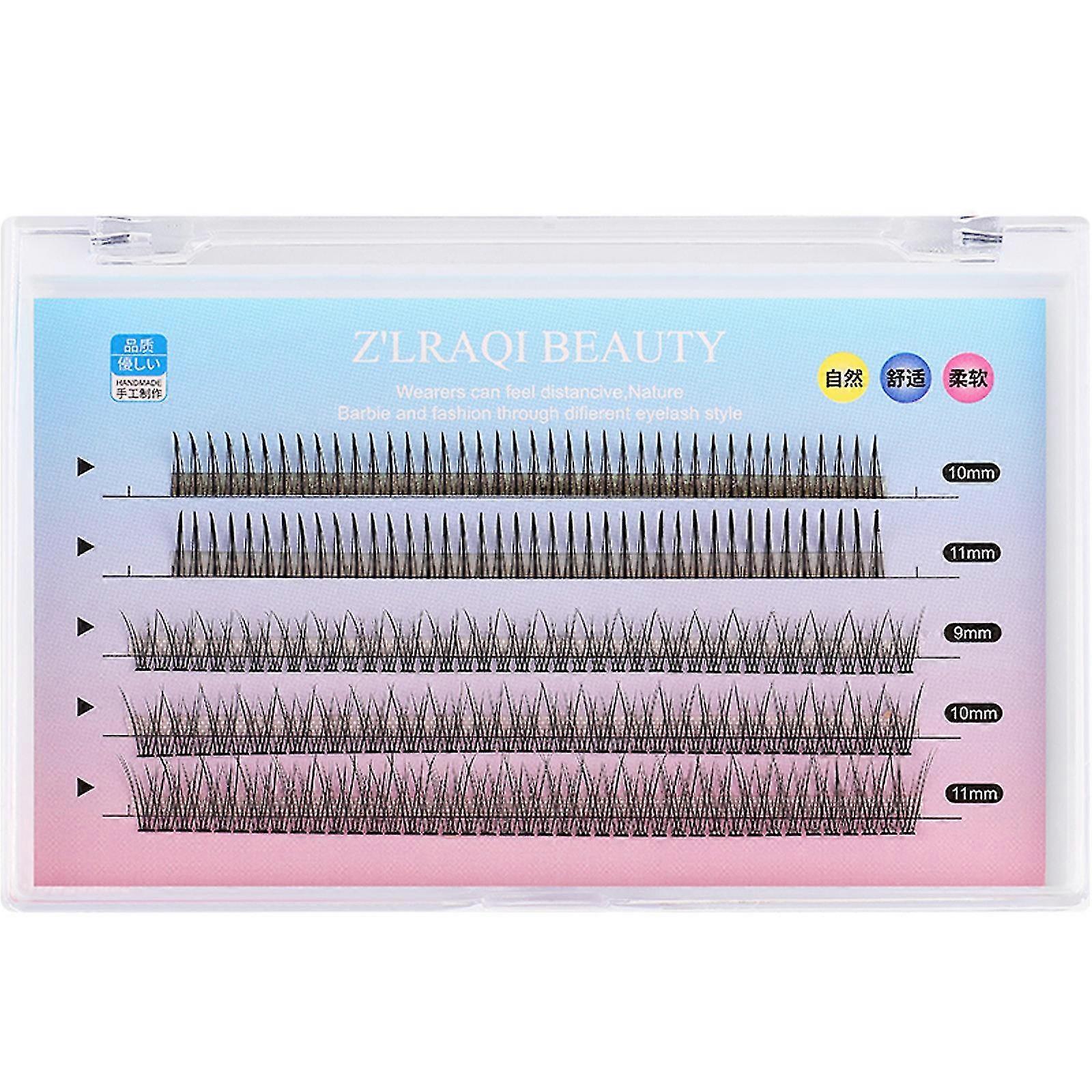 Five Rows Of Mixed Natural False Eyelashes Self-grafting False Eyelashes