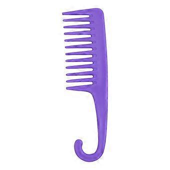 Tooth Comb Detangling Hair Brush, Premium Care Handgrip Comb, Apply to For Curly, Wet, Dry, Thick Hair Etc. (Purple)24.5*6.3cm