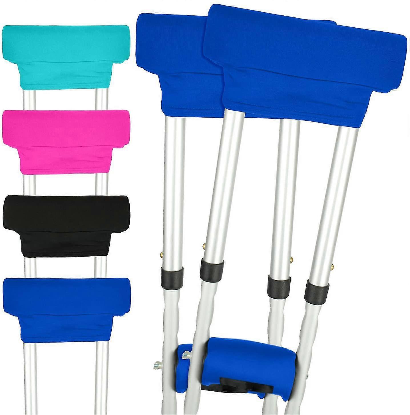 Crutch Pads - Padding For Walking Arm Crutches - Universal Underarm Padded Forearm Handle Pillow Covers For Hand Grips - Soft Foam Armpit Bariatric Ac