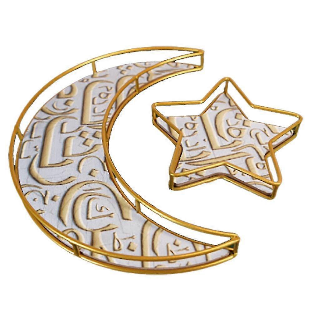 Dan Dessert Tray 2pcs Eid Dan Irrt Dinner Plate Dan Table Tray F