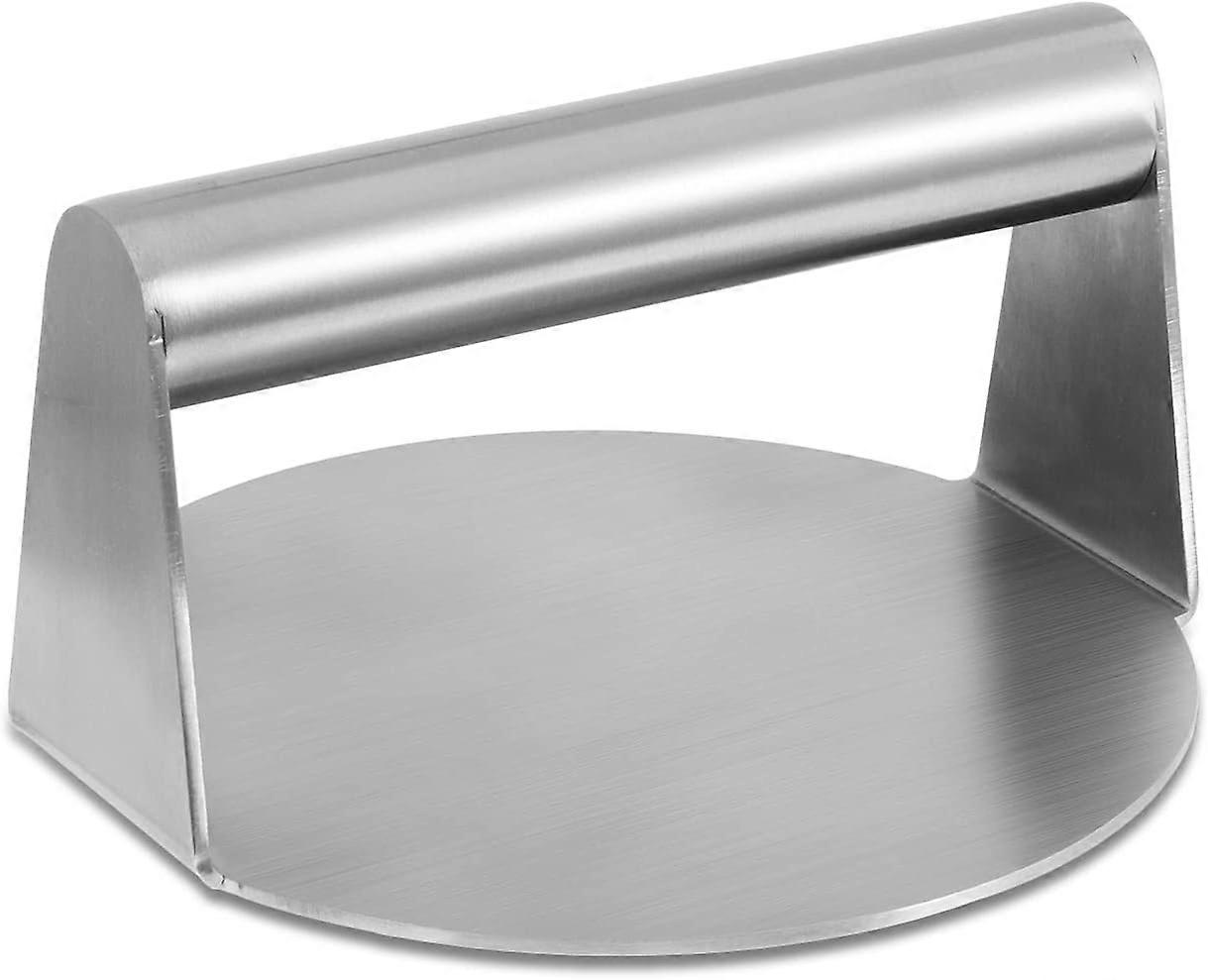 Stainless Steel Nonstick Hamburger Press Upgraded Version Round Bacon Press