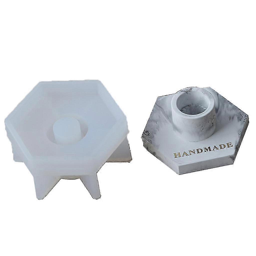 Candlestick Trinket Container Silicone Molds For Epoxy Home Table Decor Craft-fg