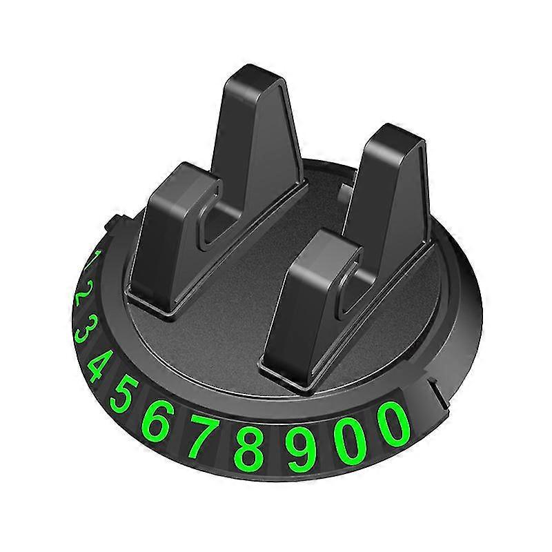 Car Phone Holder 360 Rotatable Adhesive Base Non-slip Soft Silicone Slot Safe Support Universal Temporary Parking Card Gps Navigation Bracket C