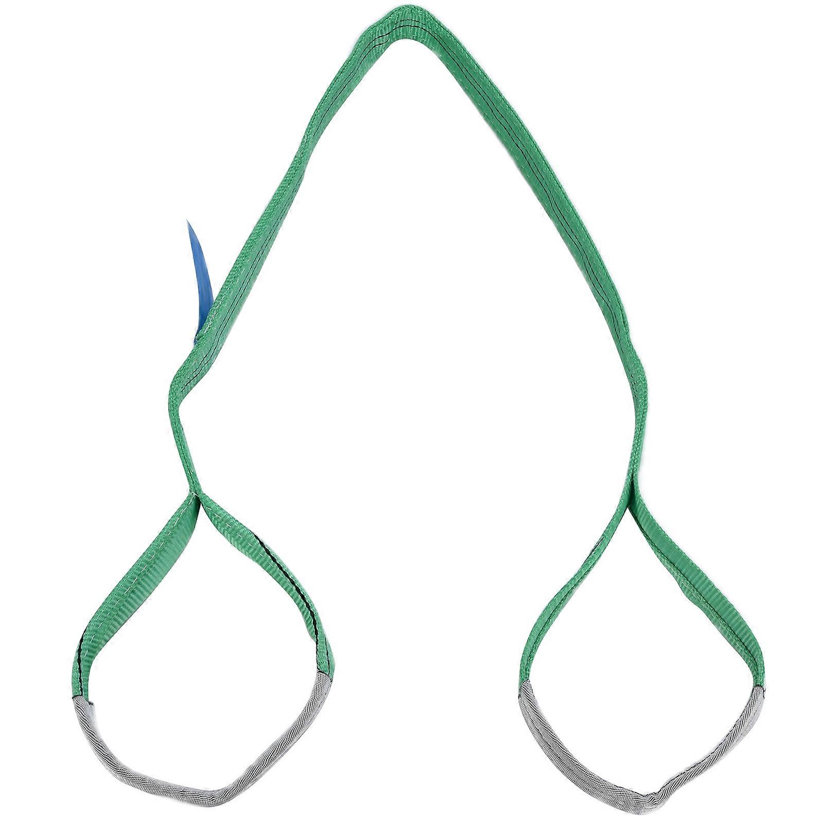 2T flat løfteslynge Høyfast polyester kranløft båndstropper Rigging tilbehør4 meter