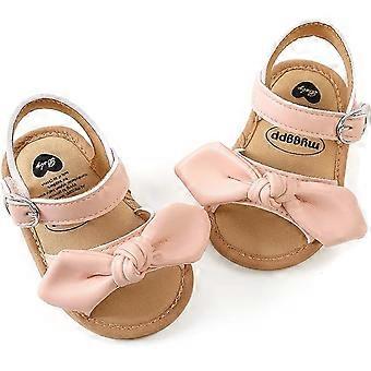 Baby Meisje Sandalen Bow Soft Zomer Wandelschoenen Roze