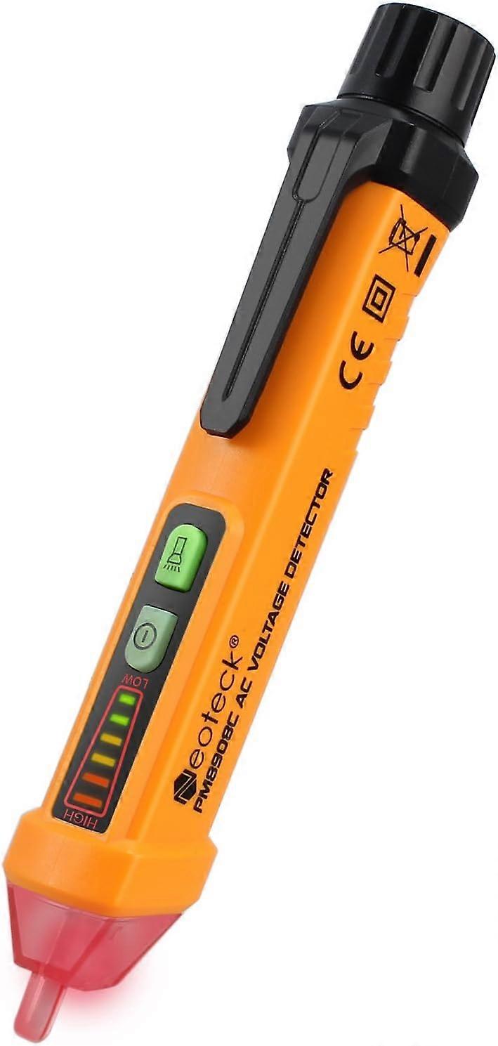 Electrical Tester, 12-1000V Non-Contact Voltage Detector, Live/Neutral Wire Test, Sound & Light Buzzer, Flashlight, Pen Tester