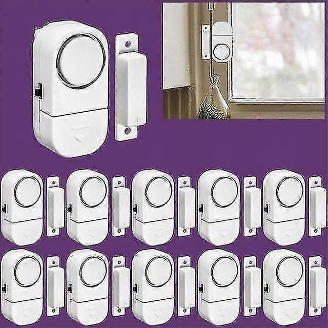 2pcs Security Wireless Home Window Door Burglar Security Alarm System Magnetic Sensor