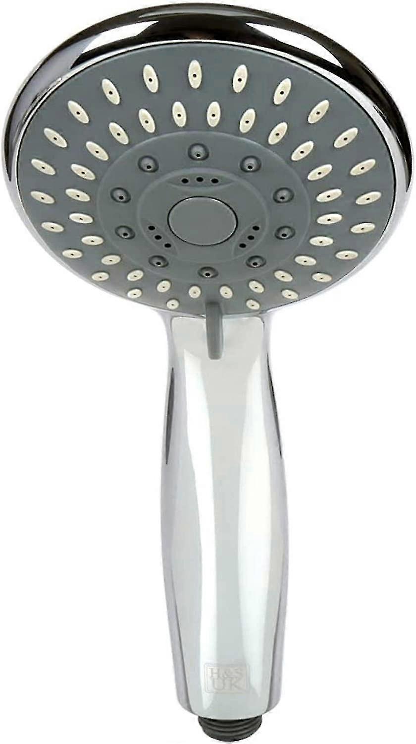 shower head universal bath shower handheld handset chrome 5 mode function