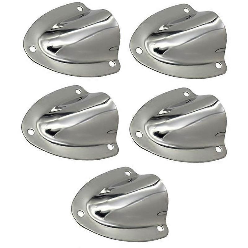 5 PCS Marine Grade Stainless Steel Vent -Shell for Yacht Boat Sailing Ship Accessory