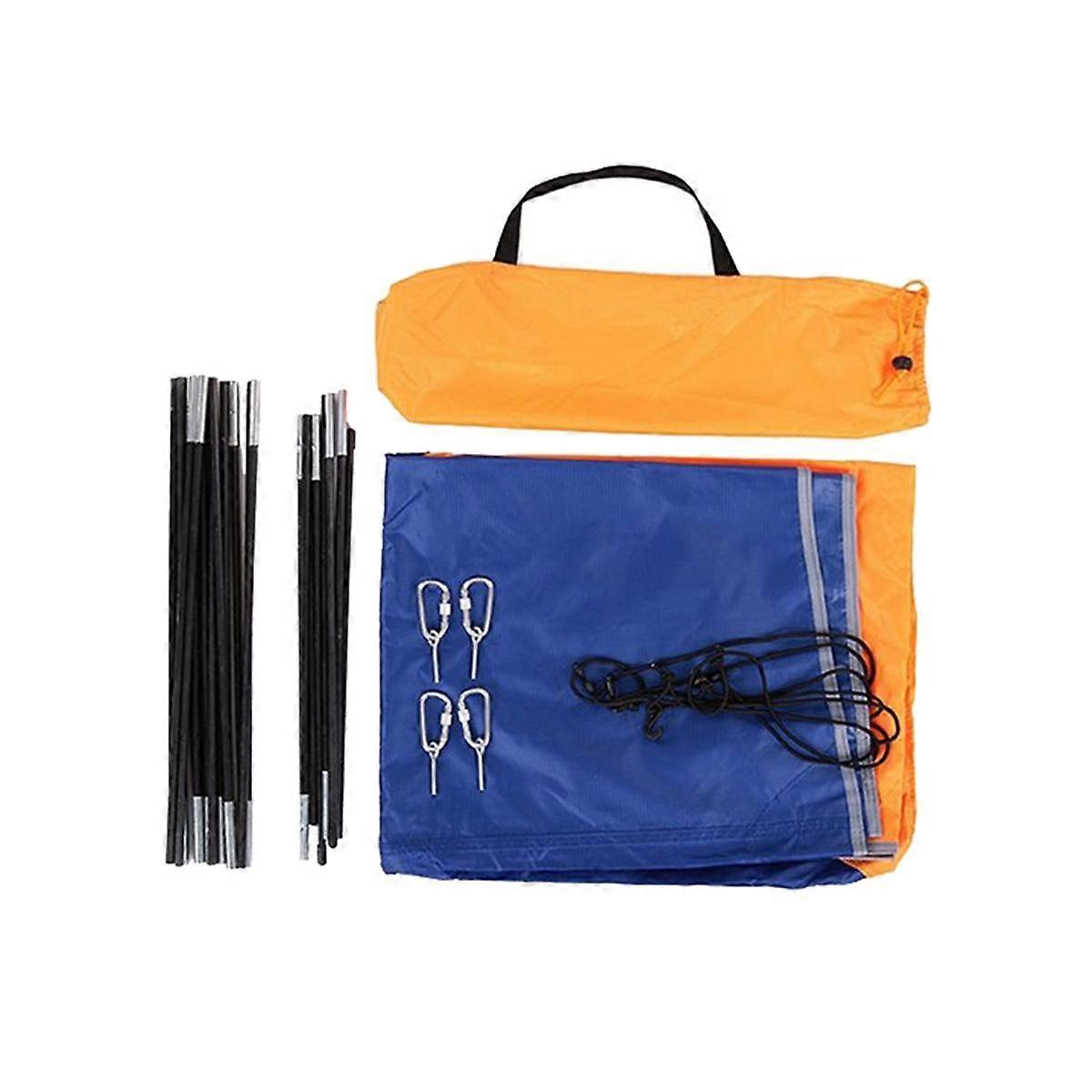 3人充气船遮阳篷皮划艇遮阳篷帐篷钓鱼船防雨遮阳篷带双Ho