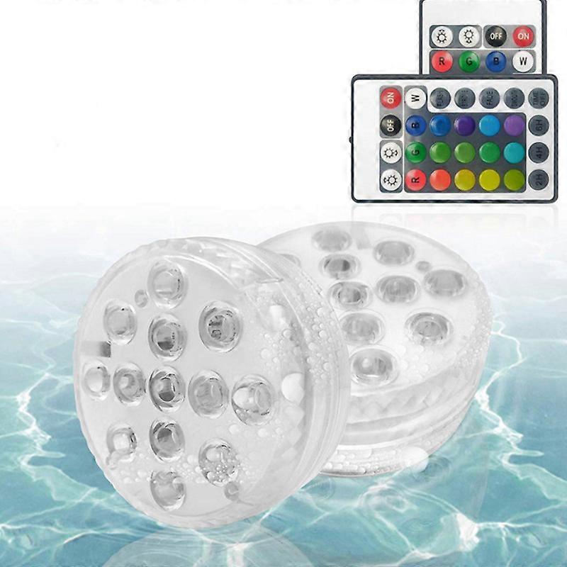 Rare pearl 2 pieces with 13 lights RGB 360 IP68 swimming pool lighting underwater lamp floor lamp swimming pool lamp underwater lamp with remote cont