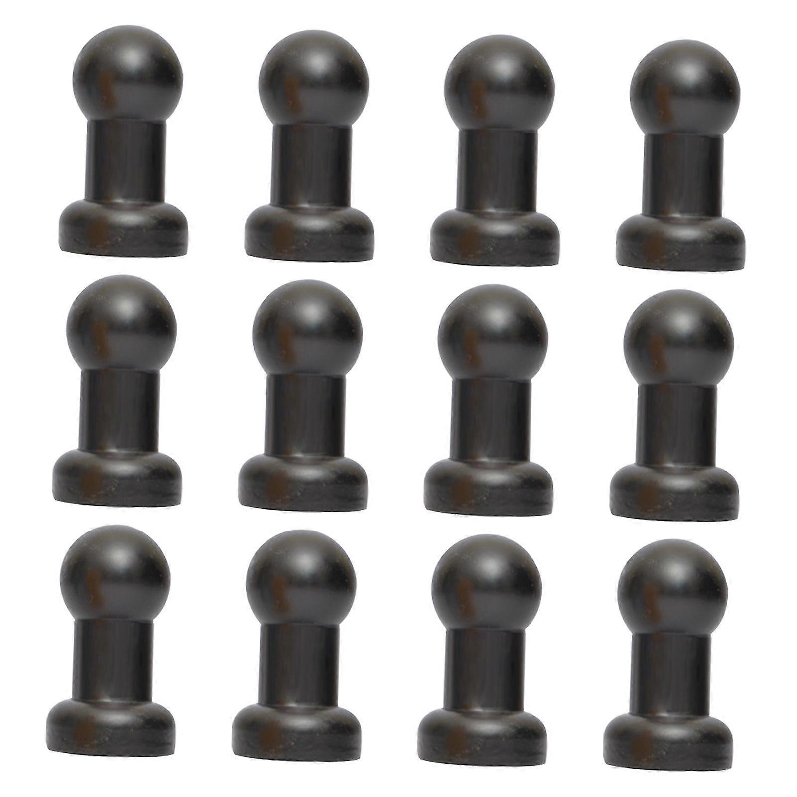 12 Pieces Trampoline Enclosure Pole Caps Protective Trampoline Pole End Caps