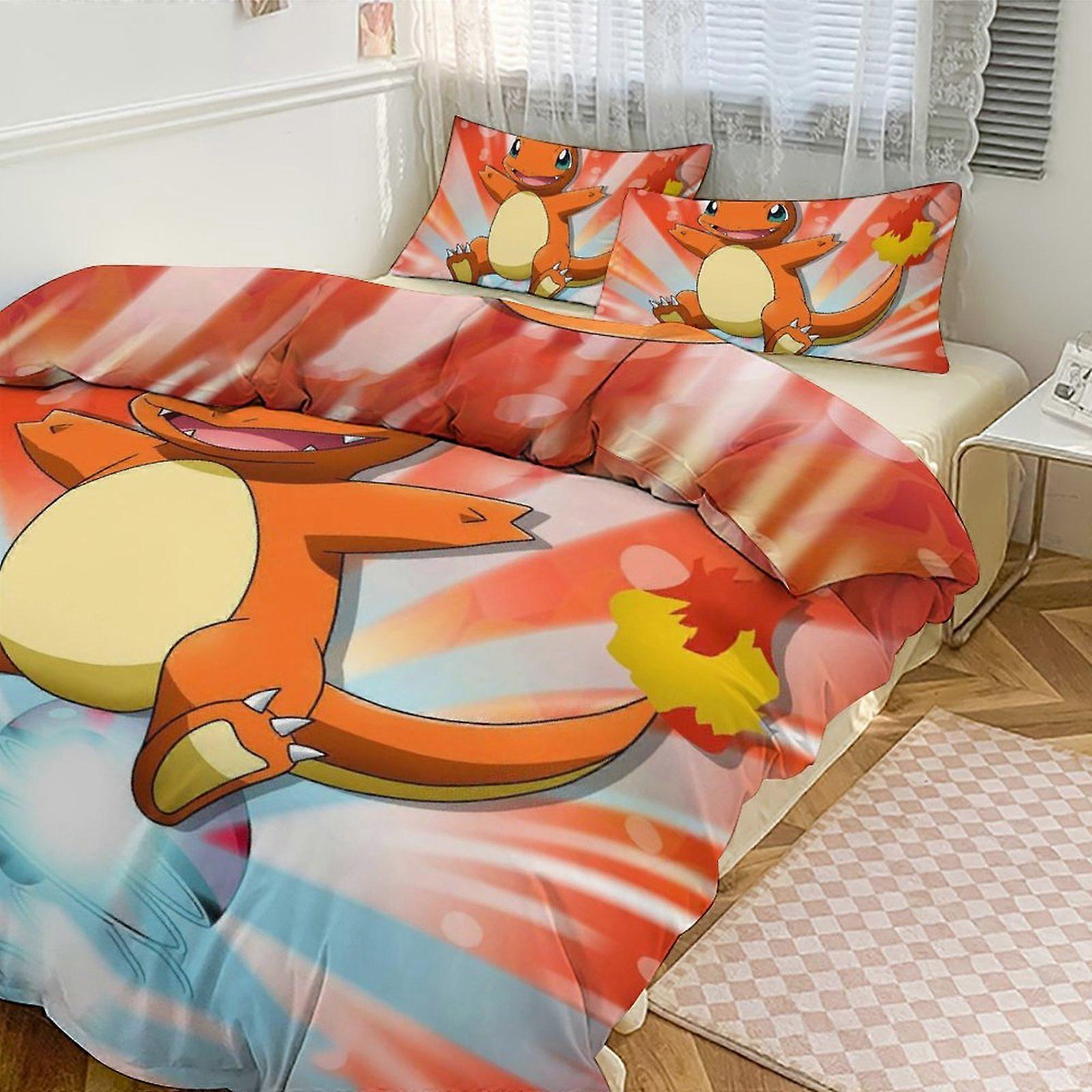 Ez261 Ch_arma_nder Print Bedding Set Pattern Duvet Cove Set 3 Pieces 1 Quilt Cover And 2 Pillowcases for Women Men Teens Multiple sizes to choose from