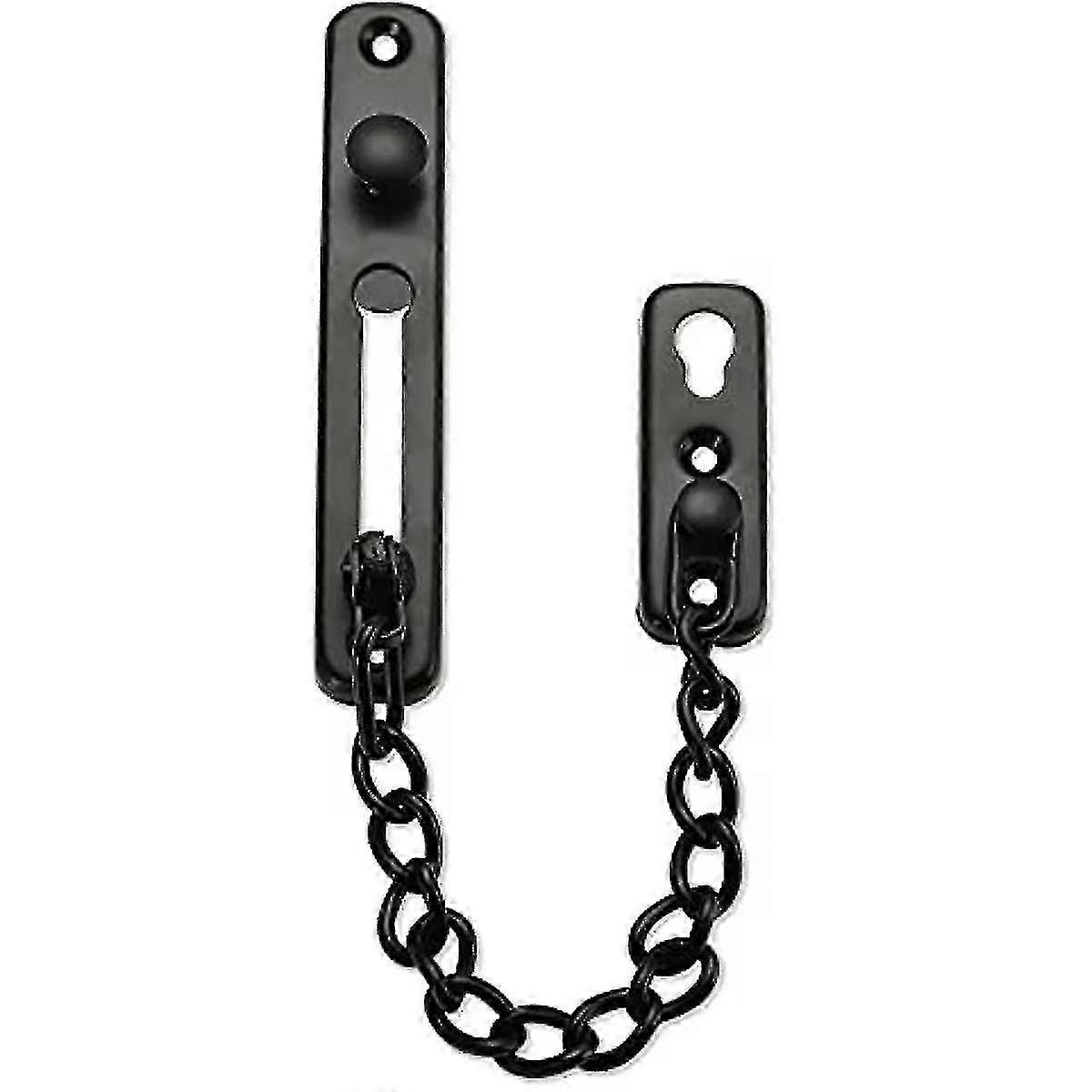 1pcsステンレス鋼のドアチェーンのセキュリティドアロック安全チェーン内部ドアロックプライバシーおよび安全チェーンロック用ドアリストリクター