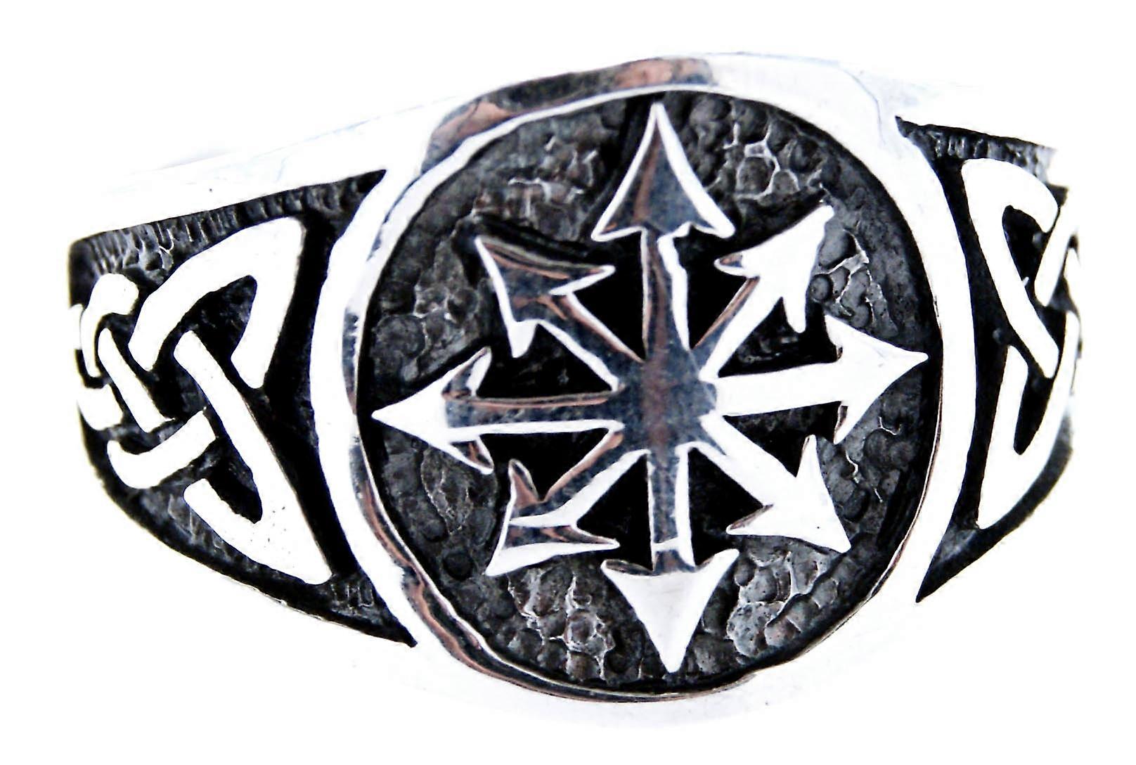 Ring Chaos Star, Size 52-76 (chaos) - Silver