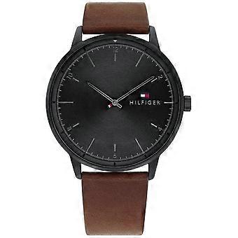 Hendrix Men's Analog Quartz Watch with Cowhide Bracelet 1791876