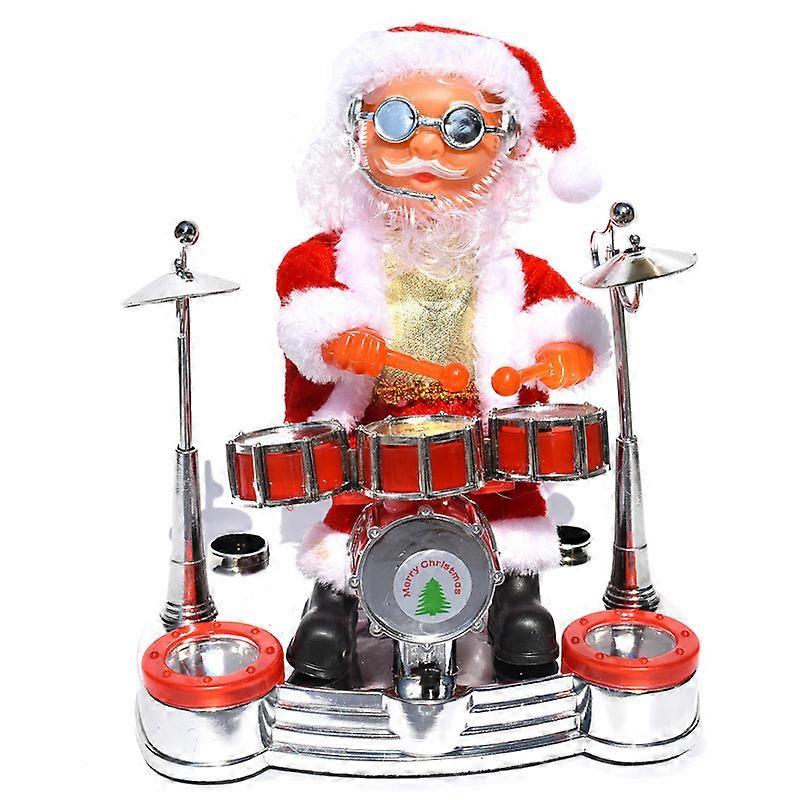 Joyful Christmas decorations Santa Claus electric toy Realistic design Singing and dancing functions Easy and safe operation PVC material