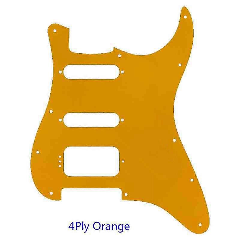XinYue minőségű gitáralkatrészek - US Fd 11 csavarlyukakhoz MIM Start HSS SSH Humbucker gitár pickguard kaparólemez Nincs kapcsolólyuk