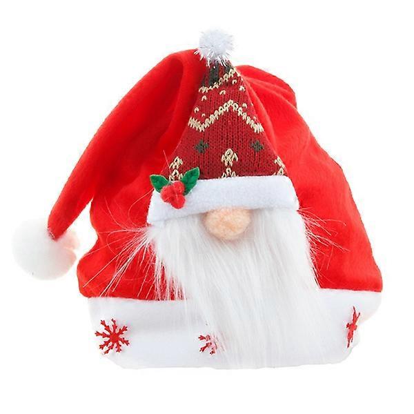 Christmas Hat Hat New Year Thick Plush Christmas(C)