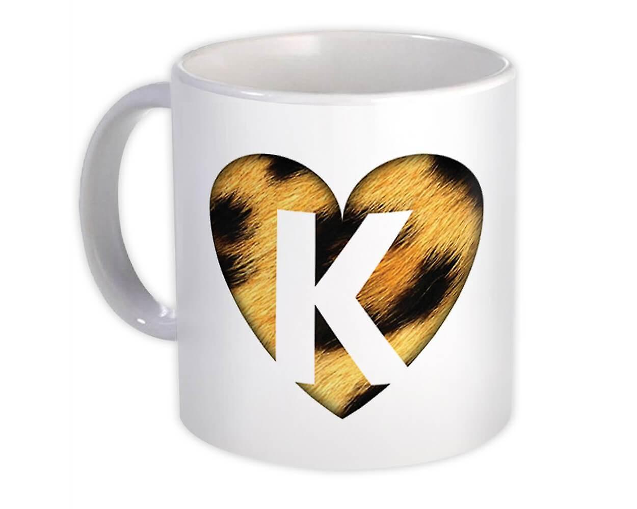 Gift Mug: Monogram Letter K Animals
