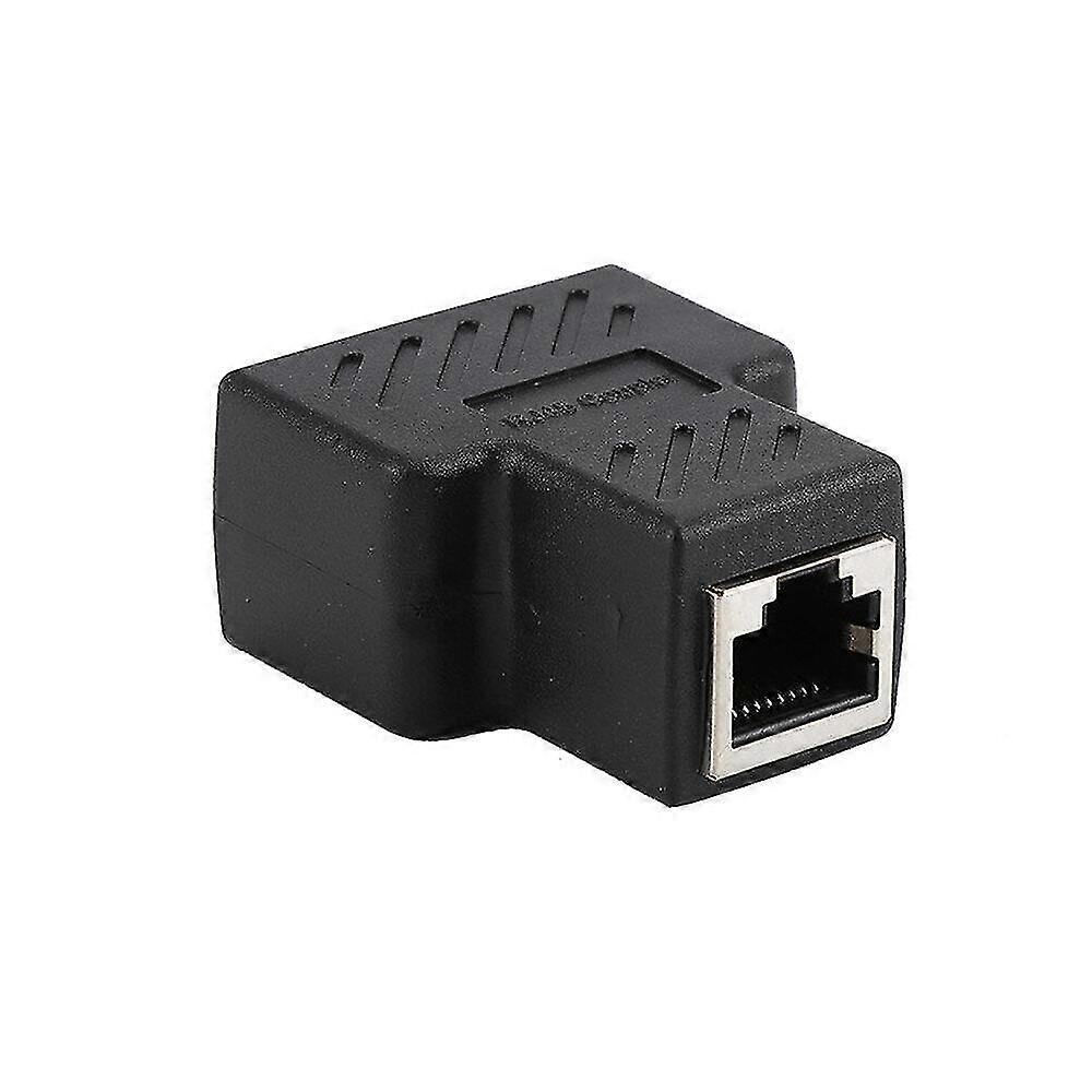 2 أجهزة الكمبيوتر 1 إلى 2 طرق شبكة LAN Ethernet RJ45 أنثى المقسم RJ45 موصل RJ45 محول Lan