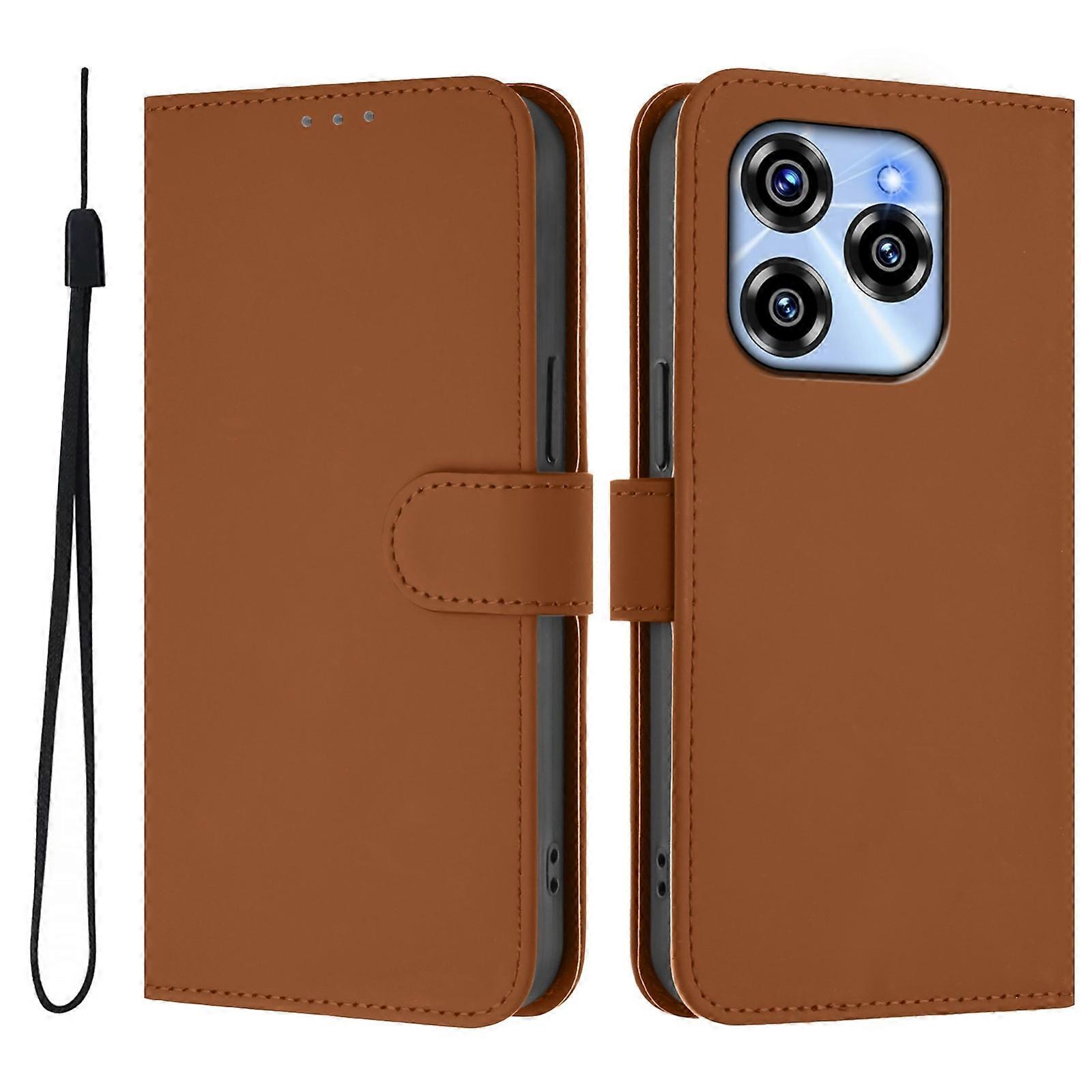 Solid Color PU Case For Oukitel C50