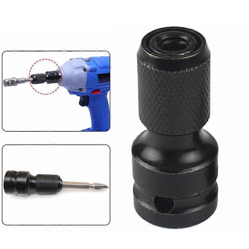 Electric Wrench Conversion Socket Hexagonal Socket Converter Adapter For 1/2 To 1/4 Batch Head Conversion Head