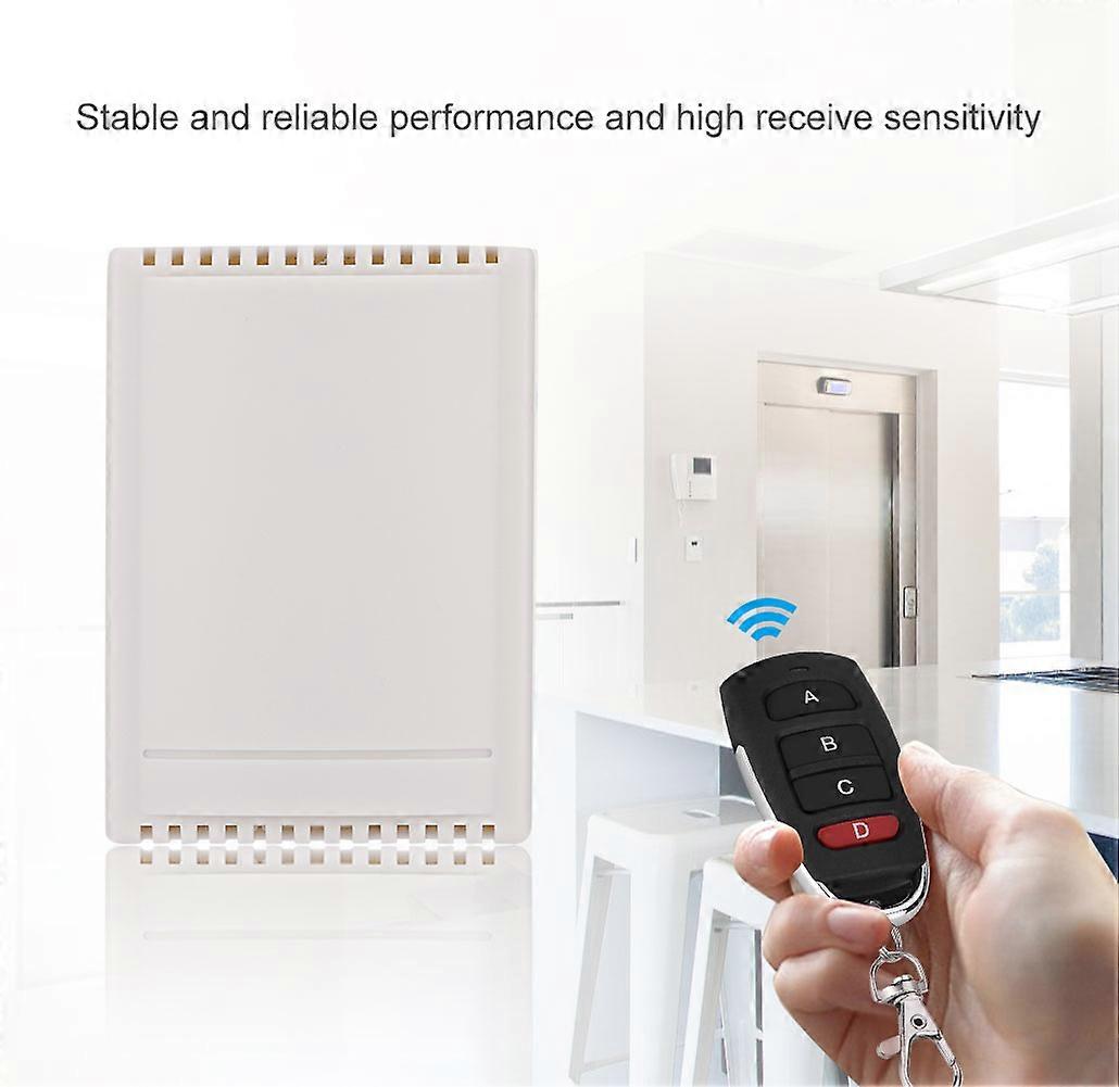 12V Wireless Remote Control Relay Switch 4CH 433MHz Multifunction