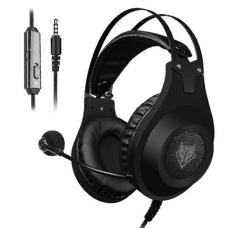 nubwo n2d 3.5mm wired computer gaming headset, cable length:1.6m(black)