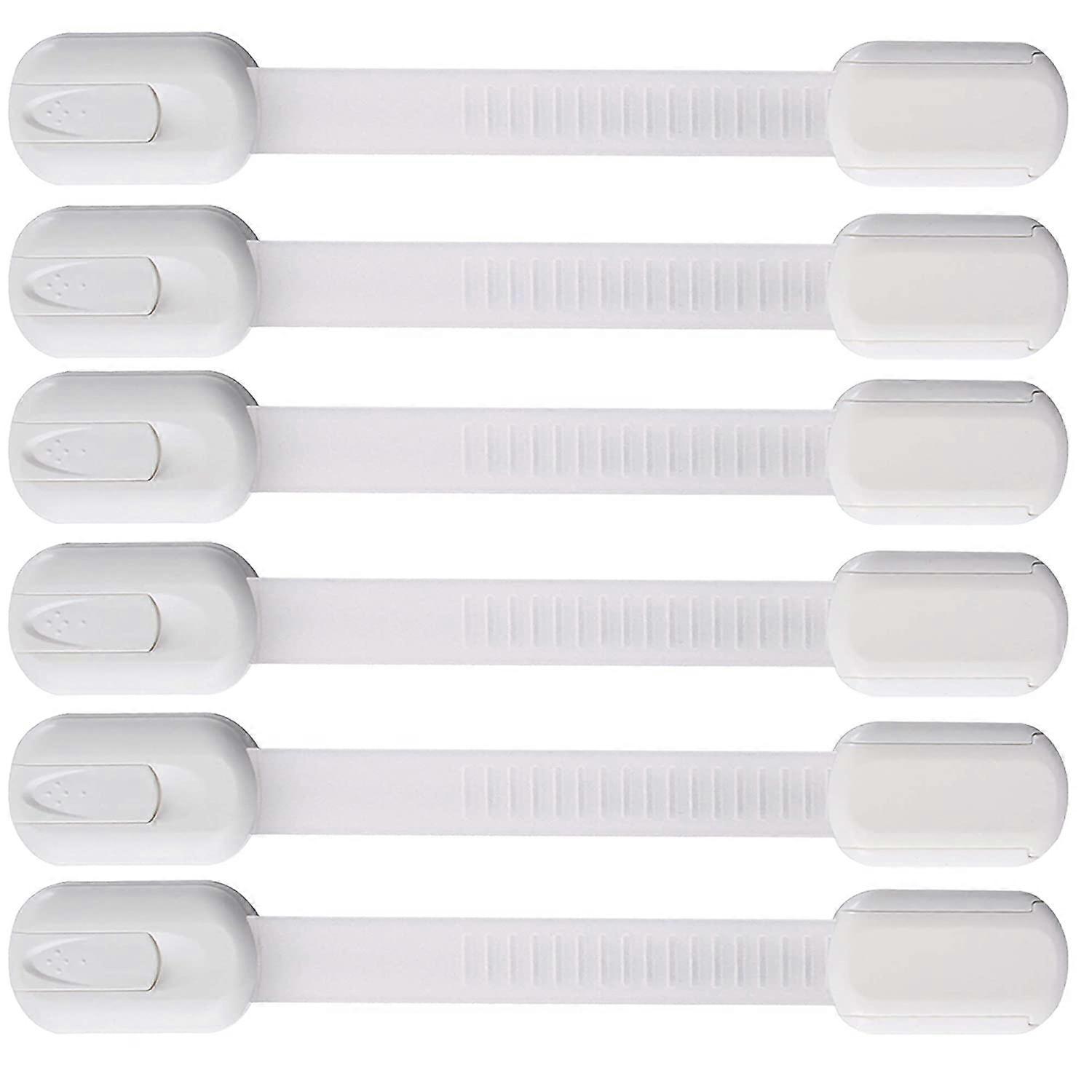 6 Pack Multipurpose Shackle Locks - For Drawers