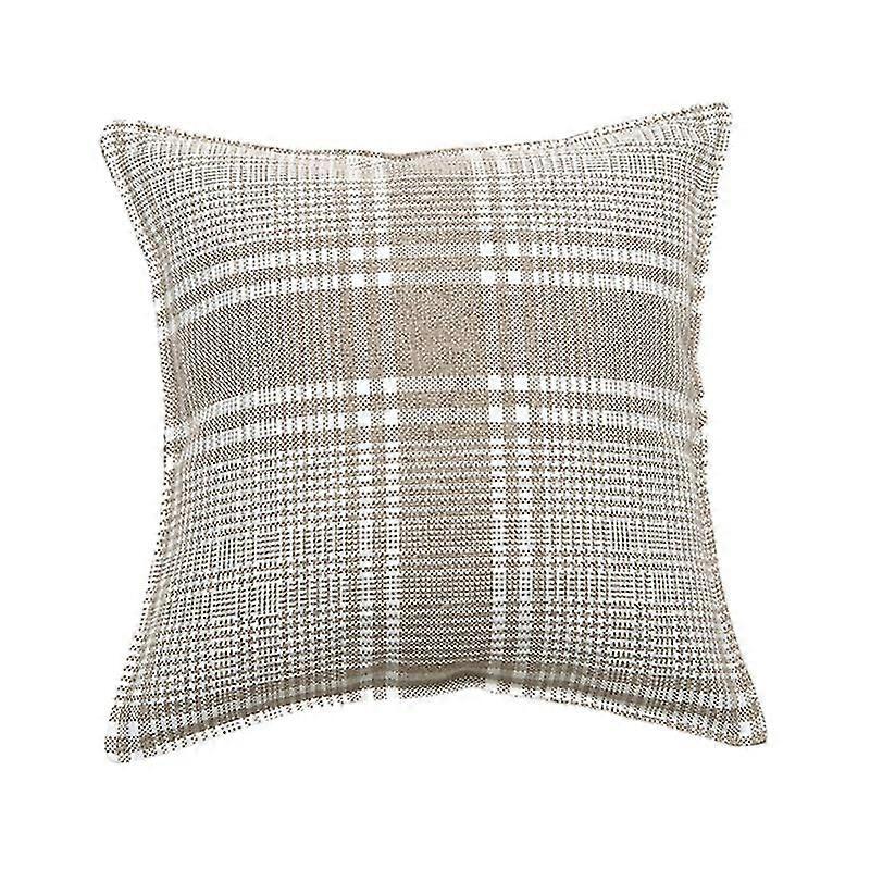 Nordic Style Throw Pillow Case Leisure Lattice Pattern Retro Pillowcase Sofa Bedroom Decoration Pill YGWL