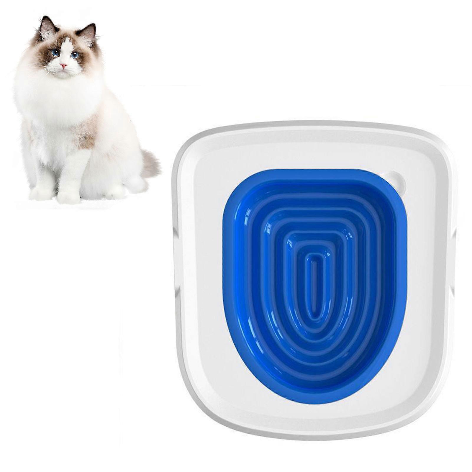 Cat Toilet Seat Training Kit, Universal Reusable Cat Toilet Trainer Easy to Install Easy to Clean