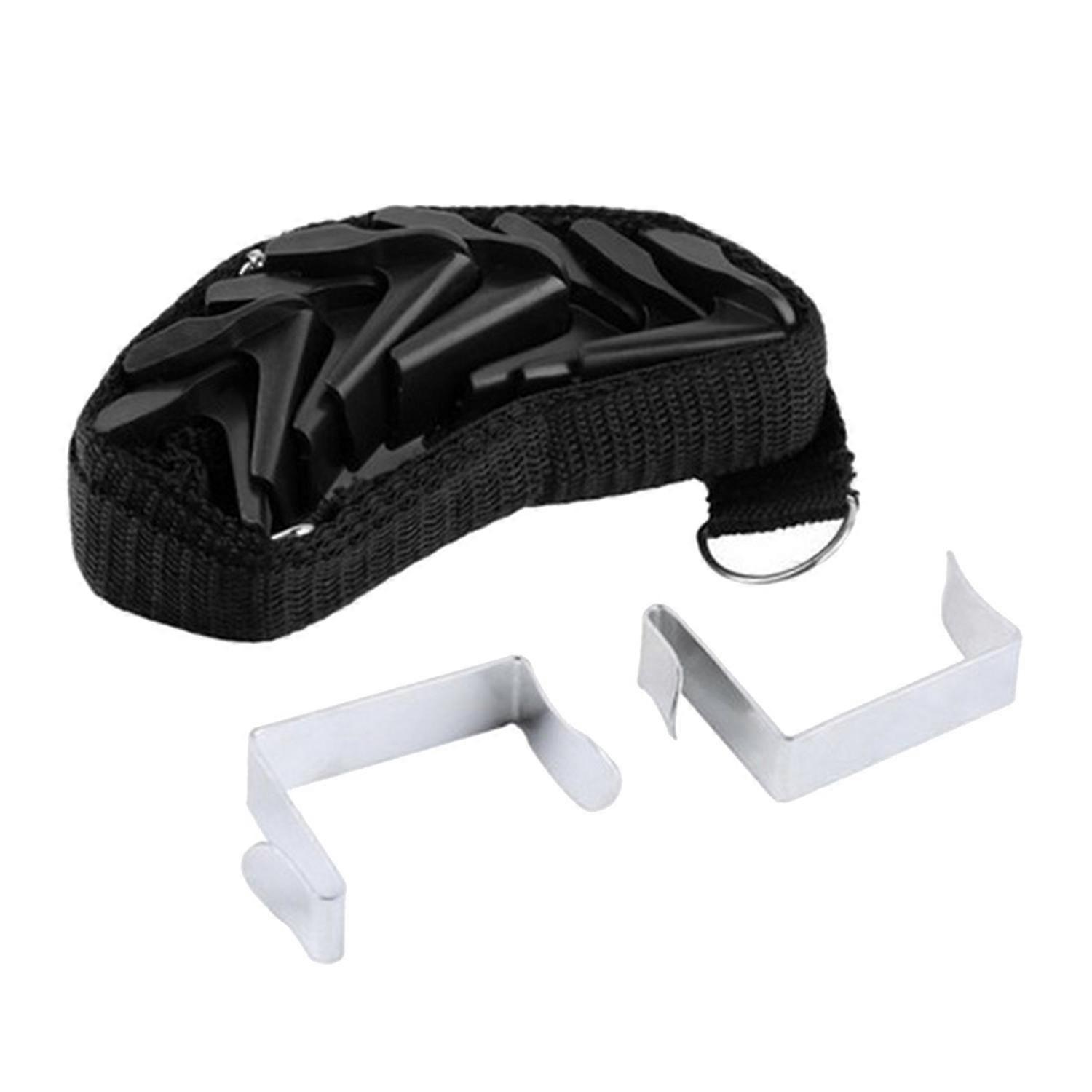 Coat Hanger Adjustable Punch-free Polyester Practical Door Rack for Bedroom