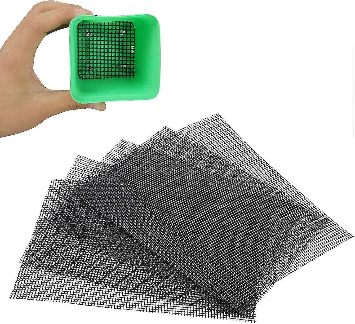 Insect Proof mesh, Acrylic, Black, 30x20 cm (5er Pack)