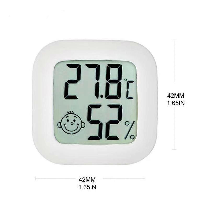 Digital Thermometer LCD Screen Moisture Meter Smart Temperature Humidity Sensor 35ED