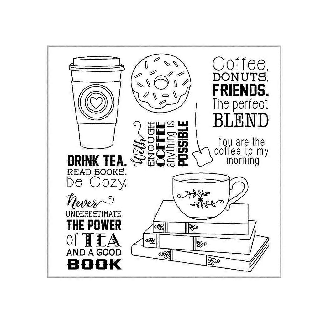 Transparent Clear Silicone Stamp/Seal for DIY Scrapbooking Cards Making