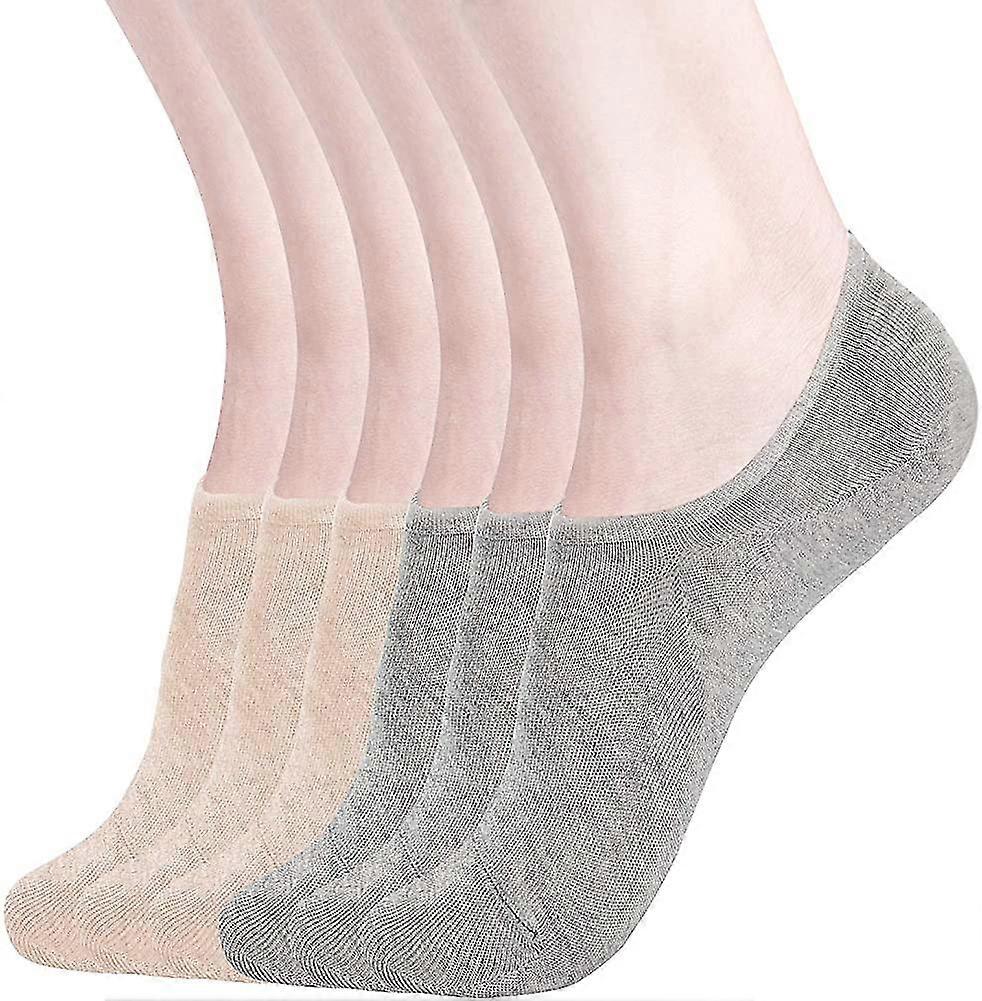 Womens No Show Socks Non Slip Flat Boat Line Low Cut Socks