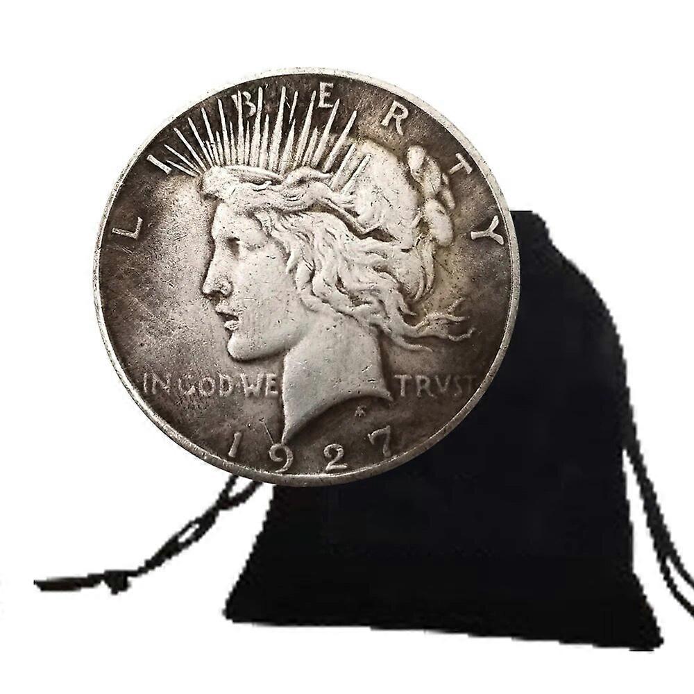 1927 ラブピース ニッケル オールドコイン アメリカ イーグルコイン 記念 モルガンドルコイン ラッキー お友達への贅沢な贈り物