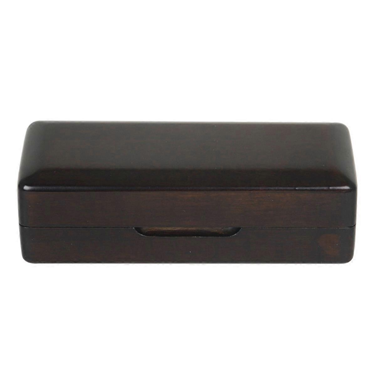 木製サックスマウスピース収納ボックス サックス耐圧ポータブル楽器マウスピース保護無垢材ボックス